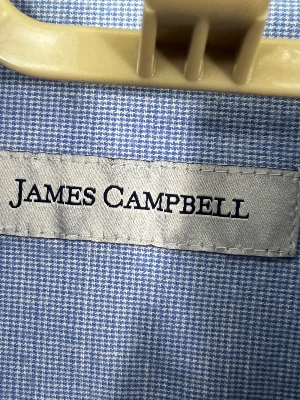 |•JAMES CAMPBELL•| Blue Button Down Shirt Size Medium - Picture 5 of 6